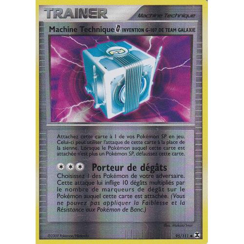 Carte Pokemon - Trainer - Machine Technique -95/111 - Reverse - Platine Rivaux Emergesnts -