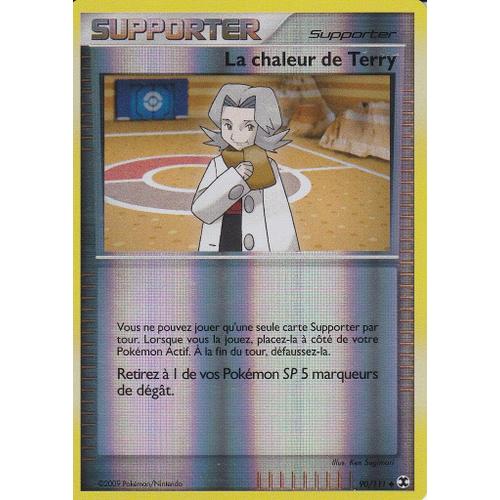 Carte Pokemon - Supporter - La Chaleur De Terry - 90/111 - Reverse - Platine Rivaux Emergeants -