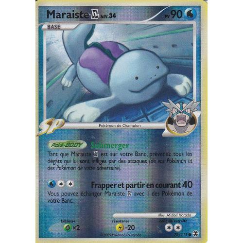 Carte Pokemon - Maraiste - 76/111 - Reverse - Platine Rivaux Emergeants -
