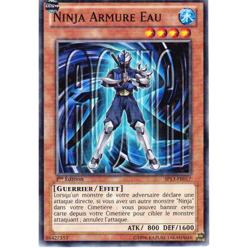 Ninja Armure Eau - Yu-Gi-Oh! - Sp13-Fr017 - Starfoil - 1ère Ed.