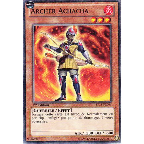 Archer Achacha - Yu-Gi-Oh! - Sp13-Fr004 - Starfoil - 1ère Ed.