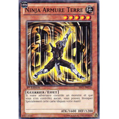 Ninja Armure Terre - Yu-Gi-Oh! - Sp13-Fr018 - Starfoil - 1ère Ed.