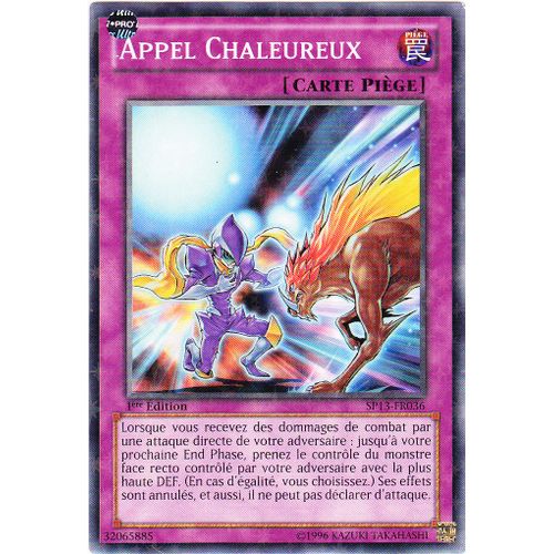Appel Chaleureux - Yu-Gi-Oh! - Sp13-Fr036 - Starfoil - 1ère Ed.