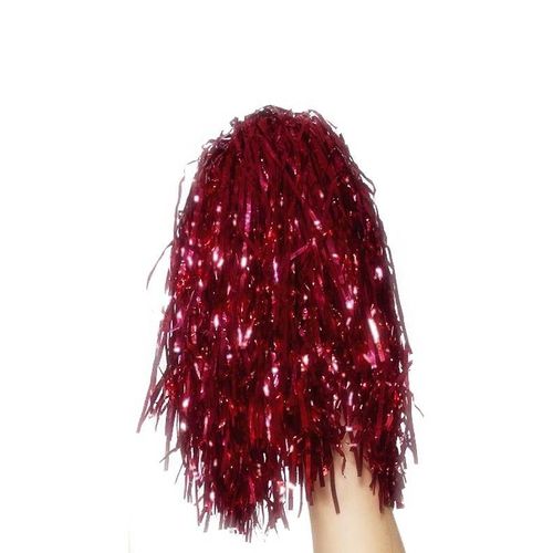 Pom Poms Metallic Red, Unisex