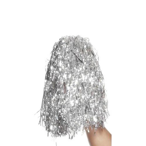 Pom Poms Metallic Silver, Unisex