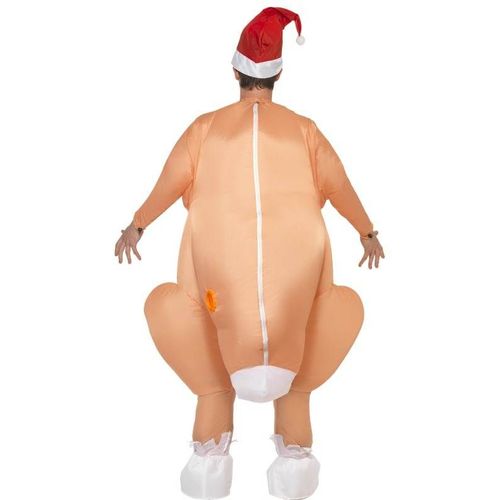 Inflatable Christmas Roast Turkey, Male One Size