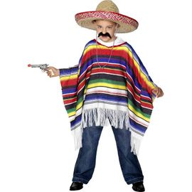 Deguisement Poncho Mexicain Sd