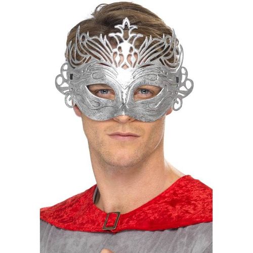 Columbine Silver Mask, Unisex One Size