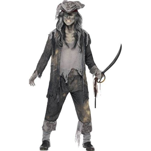 Ghost Ship Ghoul Costume, Male Chest 38"-40", Leg Inseam 32.75"