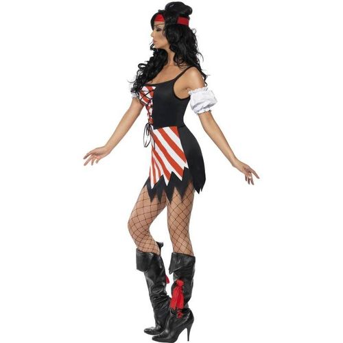 Fever Pirate Costume, Female Uk Dress 8-10