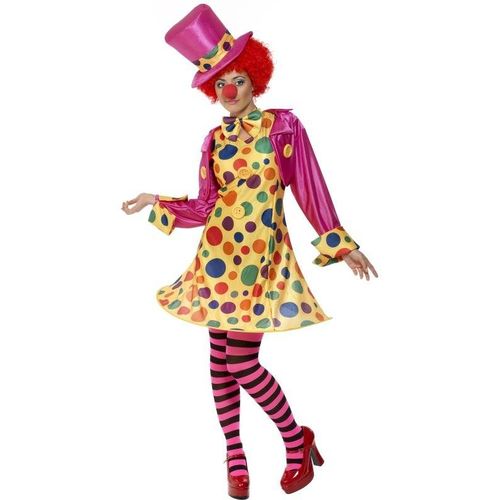 Clown Lady Costume, Female Uk Dress 20-22