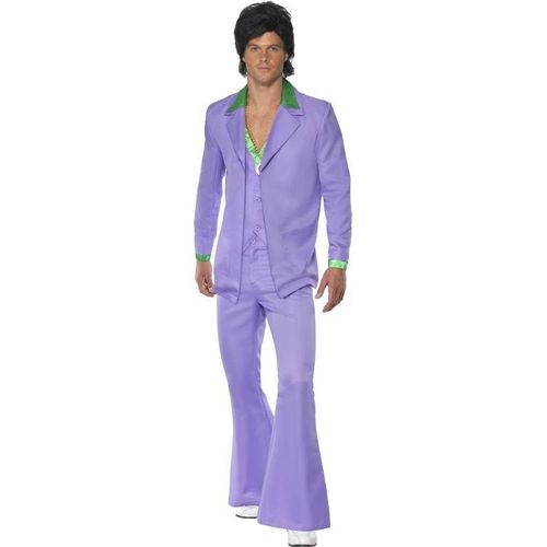 Deguisement Disco Années 70 : Costume Lavande  Homme Taille M