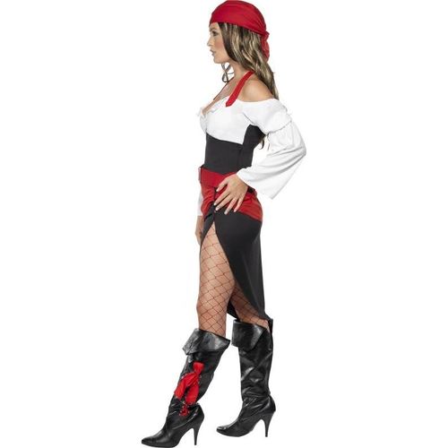Sassy Pirate Wench Costume  Skirt, Female Uk Dress 8-10