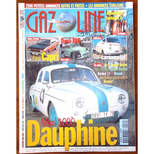 Gazoline 64 Ford Capri Dyna X86 Cabriolet Vw Camionnette Maxi 1000 Dauphine