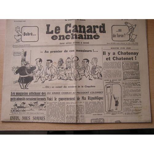 Le Canard Enchaîné  N° 1995