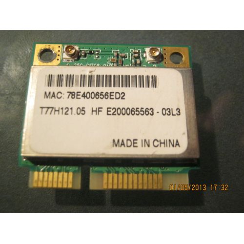 Carte WiFi ATH-AR5B95  pour  Samsung n145/n150/n148
