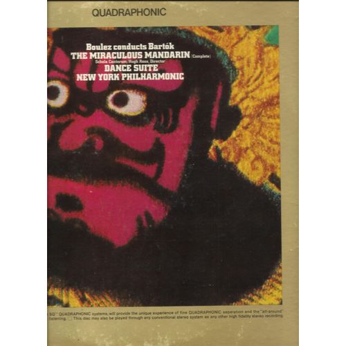 Boulez Conducts Bartok "The Miraculous Mandarin" "Dance Suite "Systeme Sq Quadraphonic