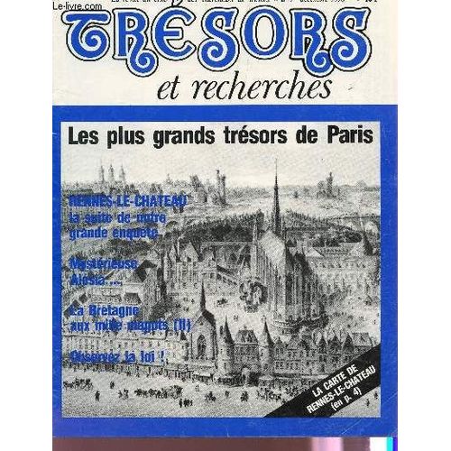Tresors Et Recherches - N°7 - Decembre 1978 / Les Plus Grands Tresors De Paris / Rennes Le Chateau La Suite De Notre Grande Enquete / Mysterieuse Alesia / La Bratagne Aux Mille Magots (Ii) / ...