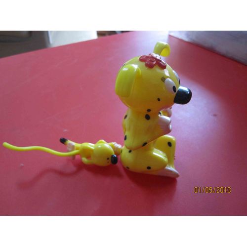 Marsupilami Maman Avec Bebe Et Queue Etirable