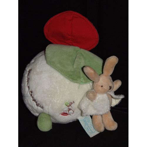 Pomme Doudou Et Compagnie Musical Boite A Musique Doudou Peluche Avec Lapin 18 Cm