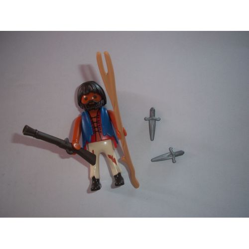 Accessoire Playmobil Naufragé Pirate Avec Son Équipement
