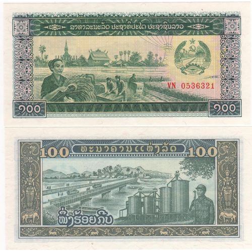 Laos 100 Kip 2003 Neuf Unc