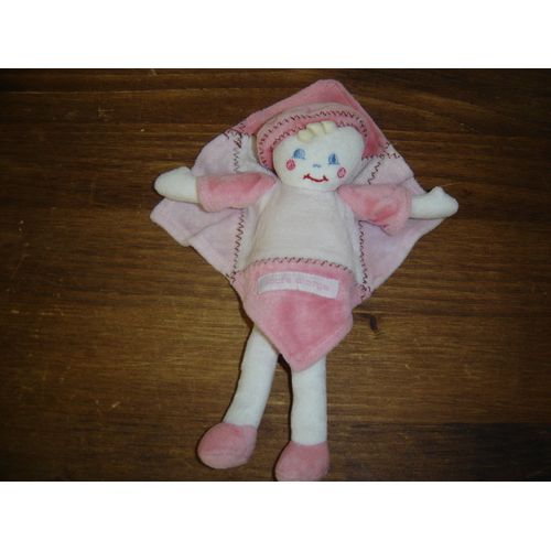 Doudou Poupée/Fille Rose Sucre D'orge