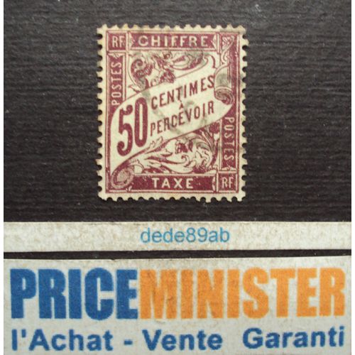 France.. 50c. Timbre Taxe : Type Duval . Oblitéré.