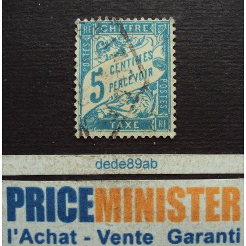 France.. 5c Timbre Taxe : Type Duval . Oblitéré.