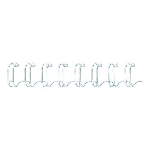 Fellowes - 8 mm - 34 anneaux - A4 (210 x 297 mm) - 50 feuilles - blanc - 100 unités fil de ligature - pour Fellowes WB 500