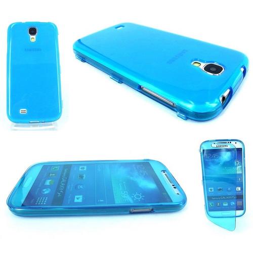 Housse Etui Coque En Silicone Gel + 3 Films Pour Samsung Galaxy S4 I9500