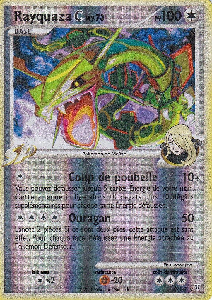 Carte Pokemon Rayquaza C 8 147 Holo Reverse Platine Vainqueurs Supremes Rakuten