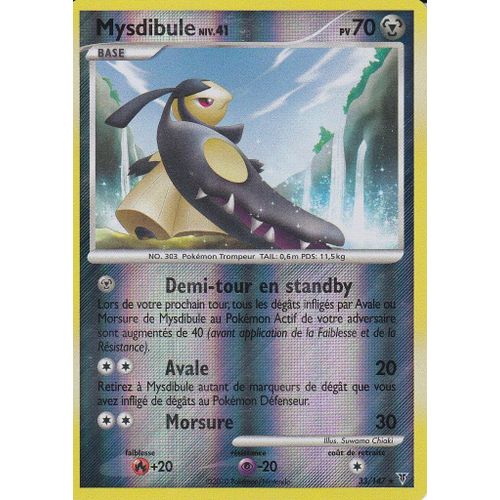 Carte Pokemon - Mysdibule - 33/147 - Holo Reverse - Platine Vainqueurs Supremes -