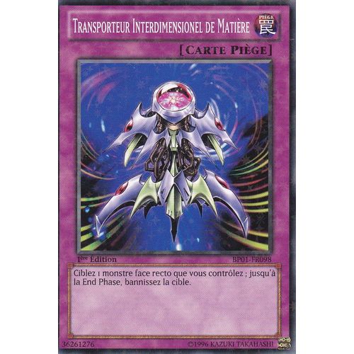 Transporteur Interdimensionel De Matière (Bp01-Fr098) - Starfoil