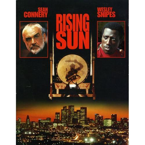 Rising Sun, Synopsis Dépliant, De Philip Kaufman, Avec Sean Connery, Wesley Snipes, Harvey Keitel