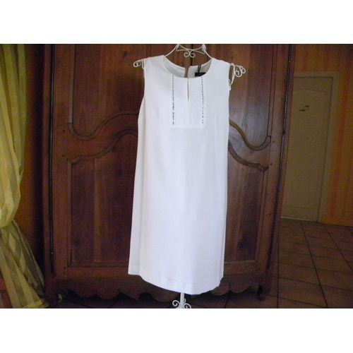 Robe Caroll Blanc Cassé Neuve