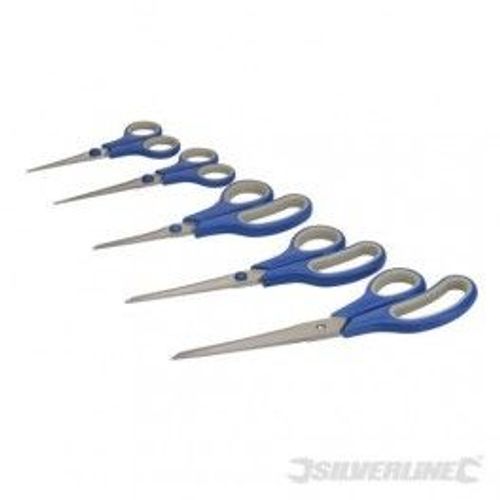 Ensemble de 5 ciseaux - 5 pcs