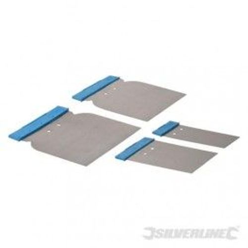 Jeu de 4 spatules de carrossier - 50, 80, 100 & 120 mm