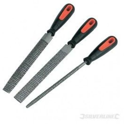 Jeu de 3 râpes 200 mm SILVERLINE MS104