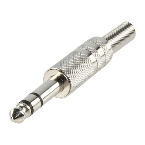 6.35 mm stereo metal plug
