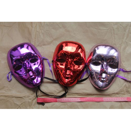 Lot De Masque  3 Pièces Cache Nez Bouche Nez Mask Taille Enfant Petit Carnaval Helloween Halloween Soirée Déguisement Cosplay