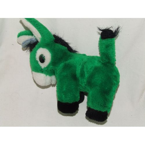 Ane Vert Doudou Avec Casquette Bleu Vert Baudet Vertbaudet Peluche De 22 Cm