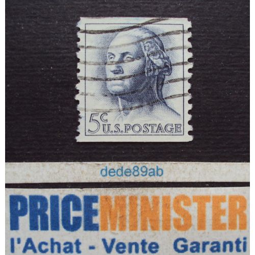 Etats-Unis.. 5c U.S.Postage. Président George Washington . Oblitéré.