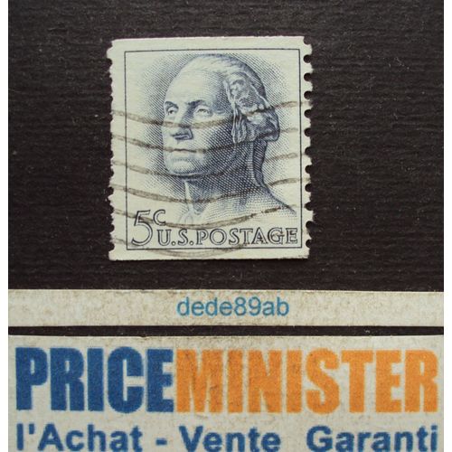 Etats-Unis.. 5c U.S.Postage . George Washington . Oblitéré.