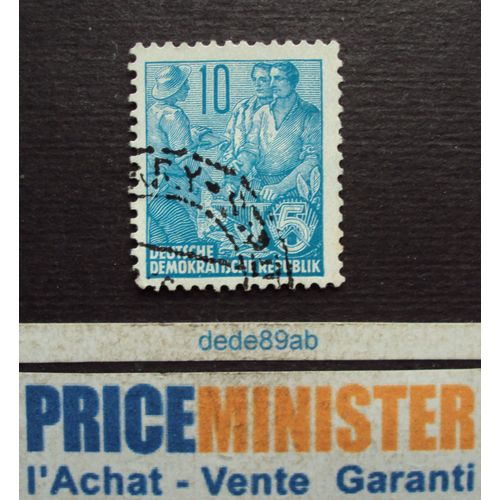 Allemagne..  10 Deutsche Demokratische Republik . Plan Quinquennal - Agriculture . Oblitéré.