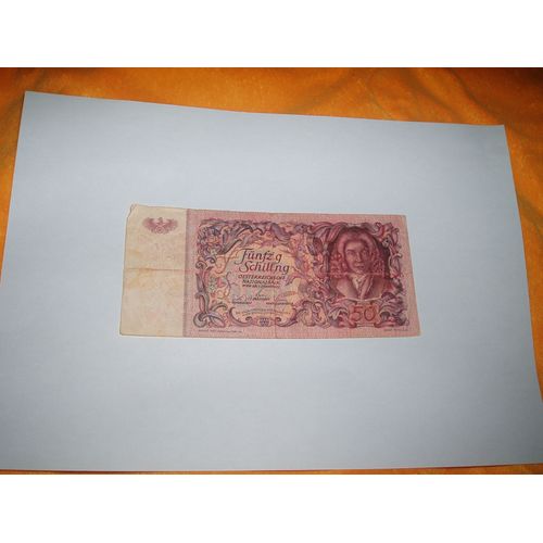 Billet Circule De 50 Shilling / Autriche / Annee 1951.