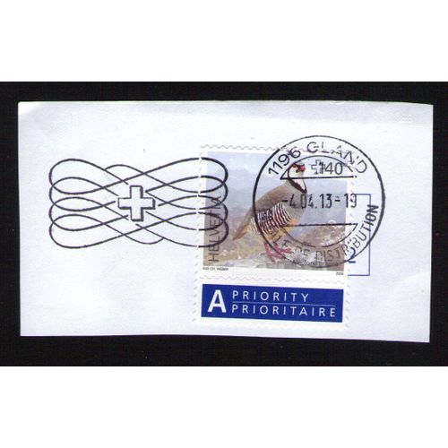 Suisse Oblitération Ronde Used Stamp Oiseaux Perdrix Alectoris Graeca 2009 Wns N° Ch016.09