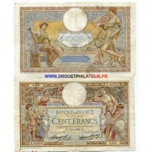 Billet De 100 Francs - Billet France Pk N° 86