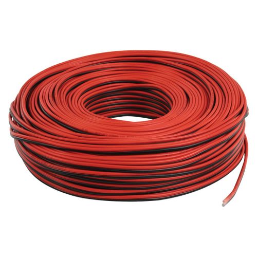 Loudspeaker cable red / black 2x 1.00mm² on reel 100 m