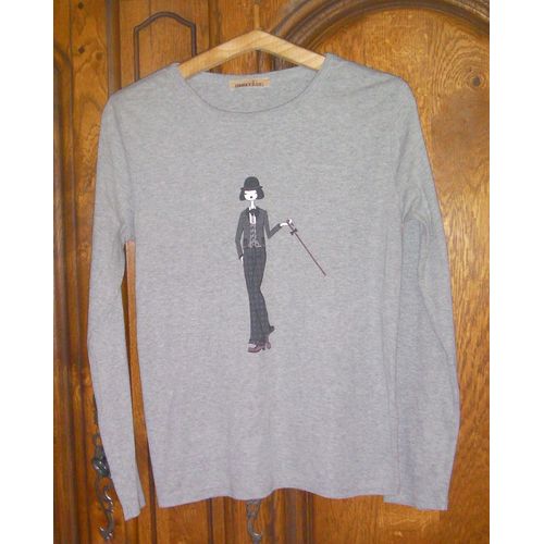 T-Shirt Gris Alain Manoukian - Taille M